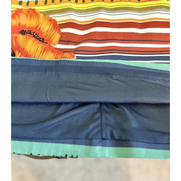 DESIGUAL Women Sleeveless Dress Cotton Blend Hibiscus Size 12/44 - Picture 8 of 11